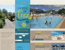 Tablet Screenshot of campingdutrez.com